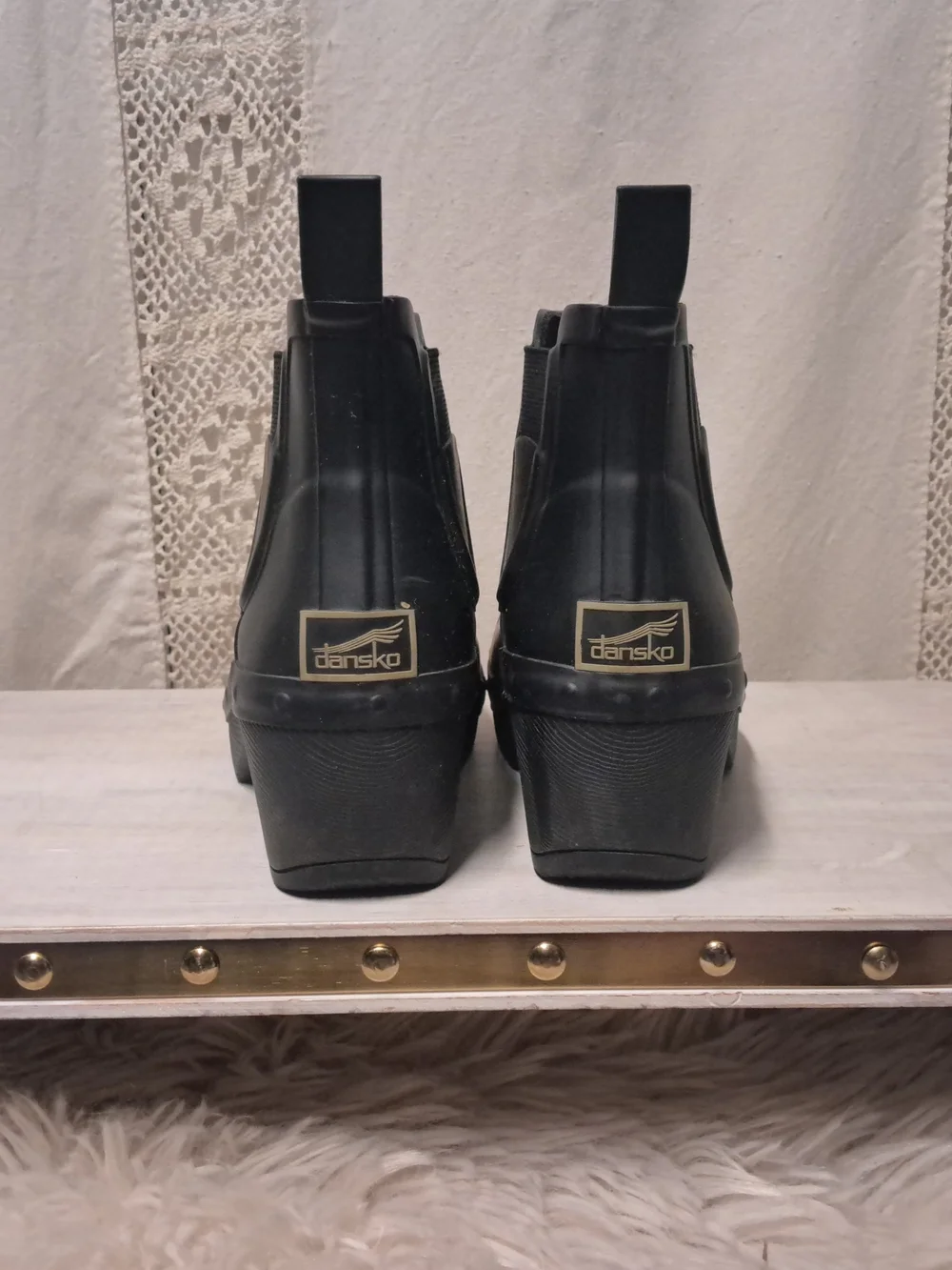 Dansko Rosa Rain Boots Size 7 - Picture 6 of 6